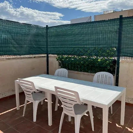 Atico Duplex Con Vista Mar Y Terraza Privada A 200m De La Playa Hasta 6 Personas